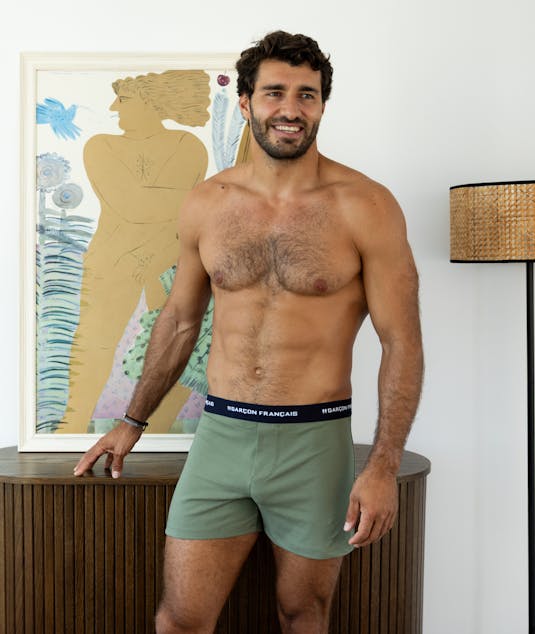caleçon kaki
