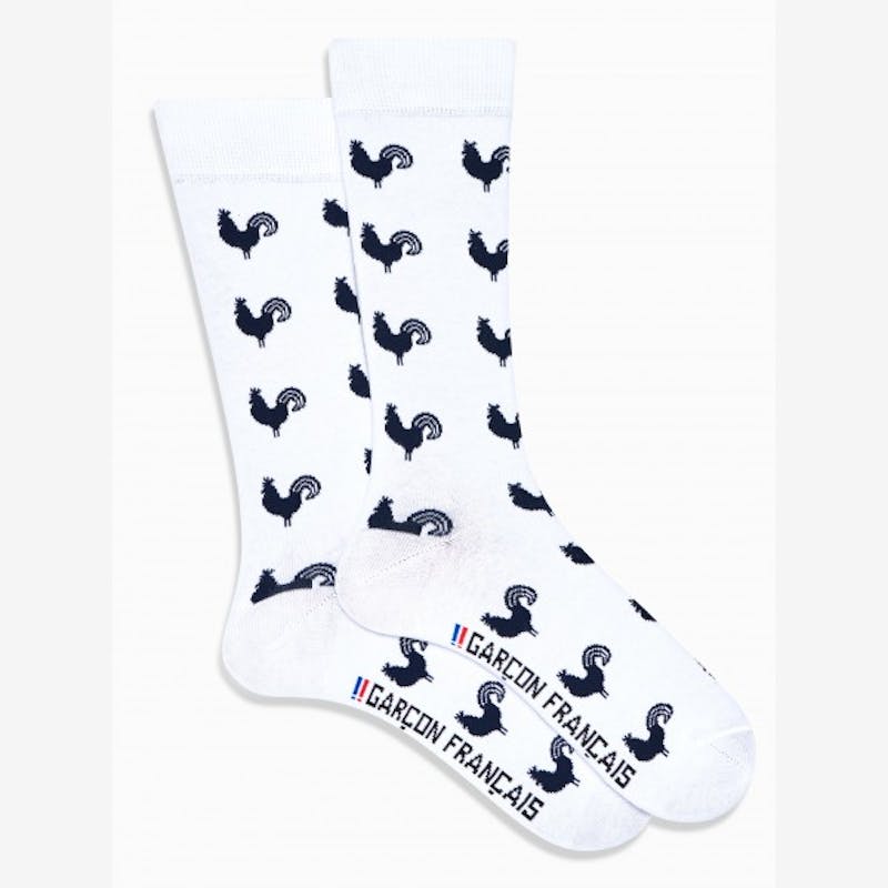 Chaussettes coqs gaulois