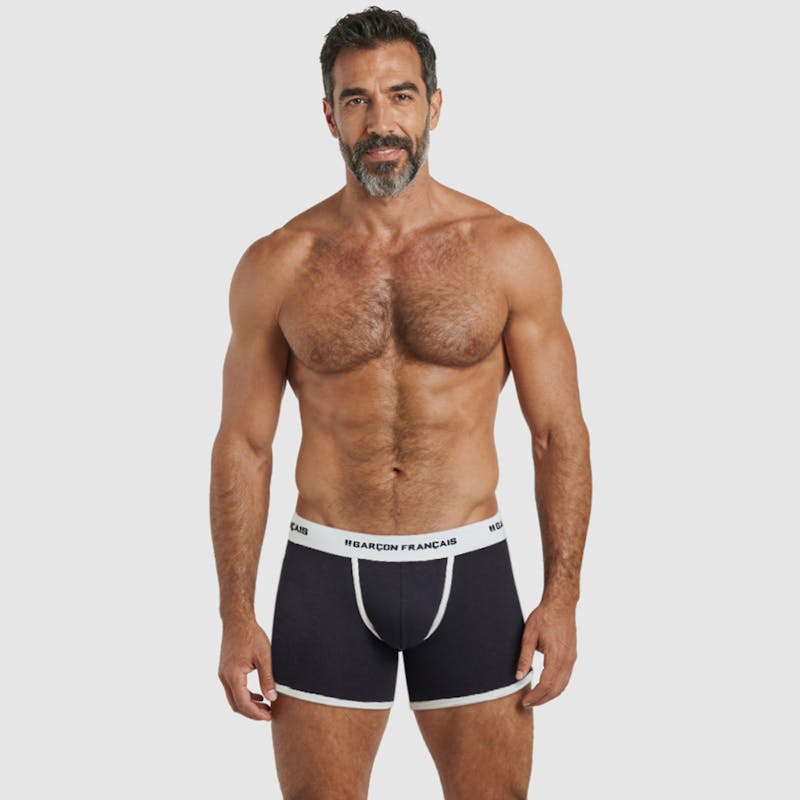 Boxer classique bleu marine