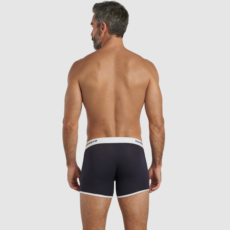 Boxer classique bleu marine