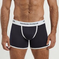 Boxer classique bleu marine