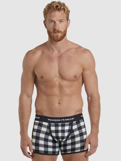 Boxer classique Bûcheron blanc