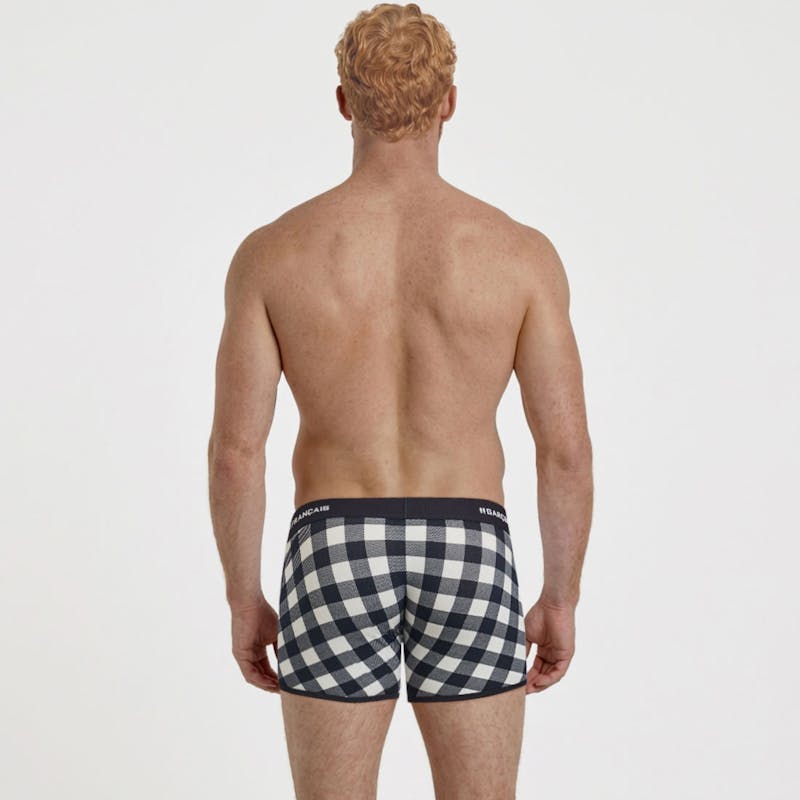 Boxer classique Bûcheron blanc