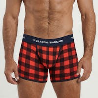 Red Lumberjack boxer