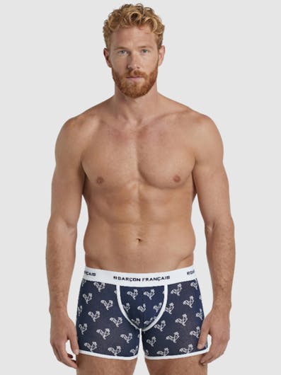 Boxer classique Origami blanc