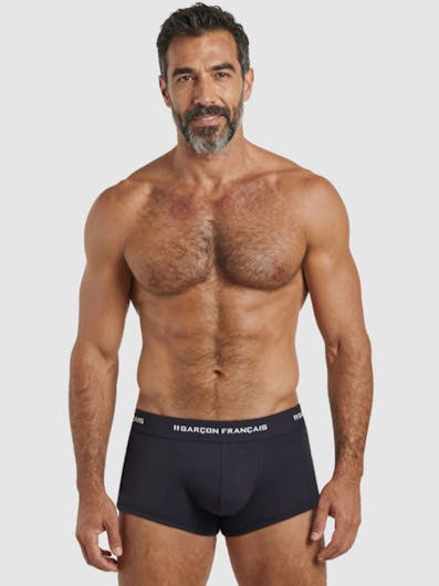 Boxer court Bleu Marine Indispensable