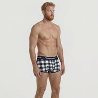 Bóxer corto Leñador blanco