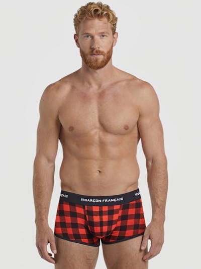 Boxer court Bûcheron rouge