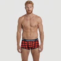 Bóxer corto Leñador rojo