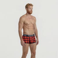 Bóxer corto Leñador rojo