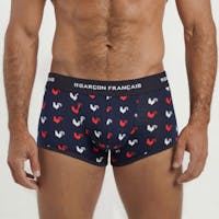 Bóxer corto gallos tricolores