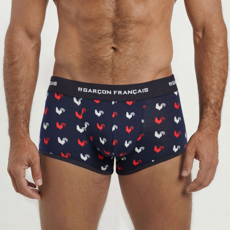 Bóxer corto gallos tricolores