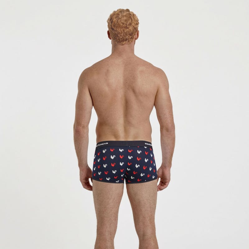 Bóxer corto gallos tricolores