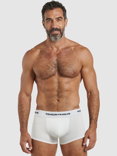 Boxer court blanc Indispensable