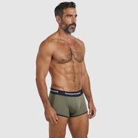 Boxer court kaki clair