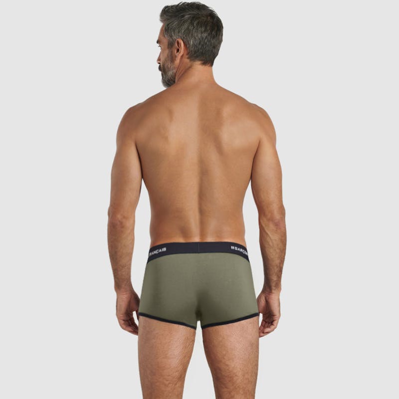 Boxer court kaki clair