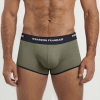 Boxer court kaki clair