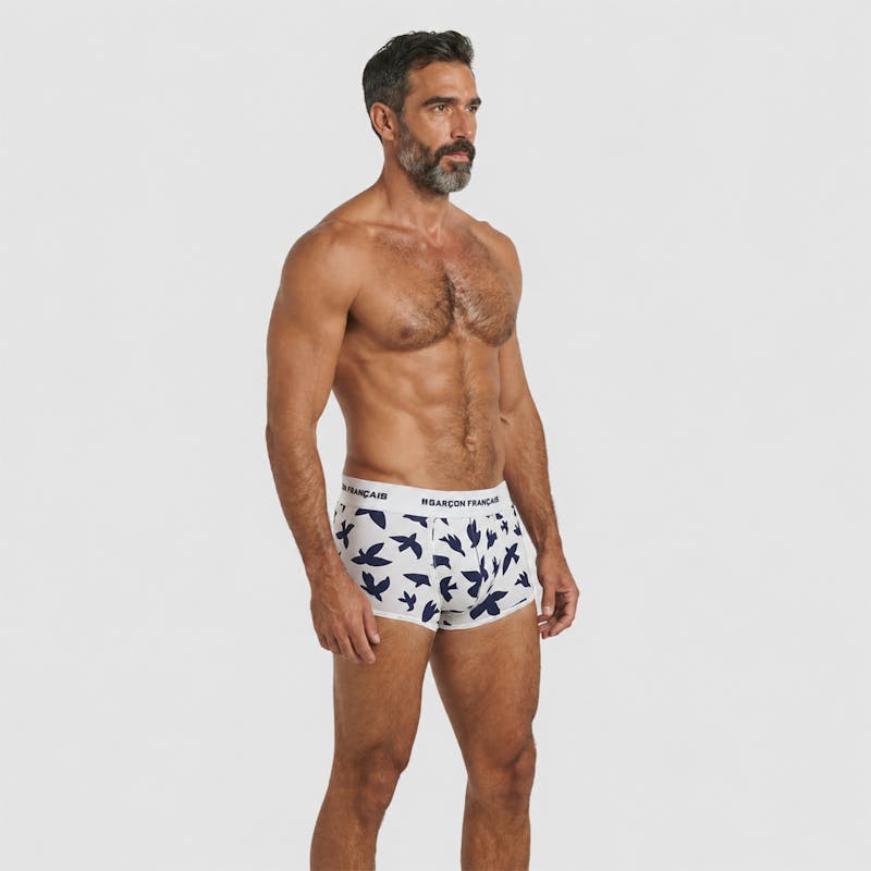 Navy blue birds Trunk