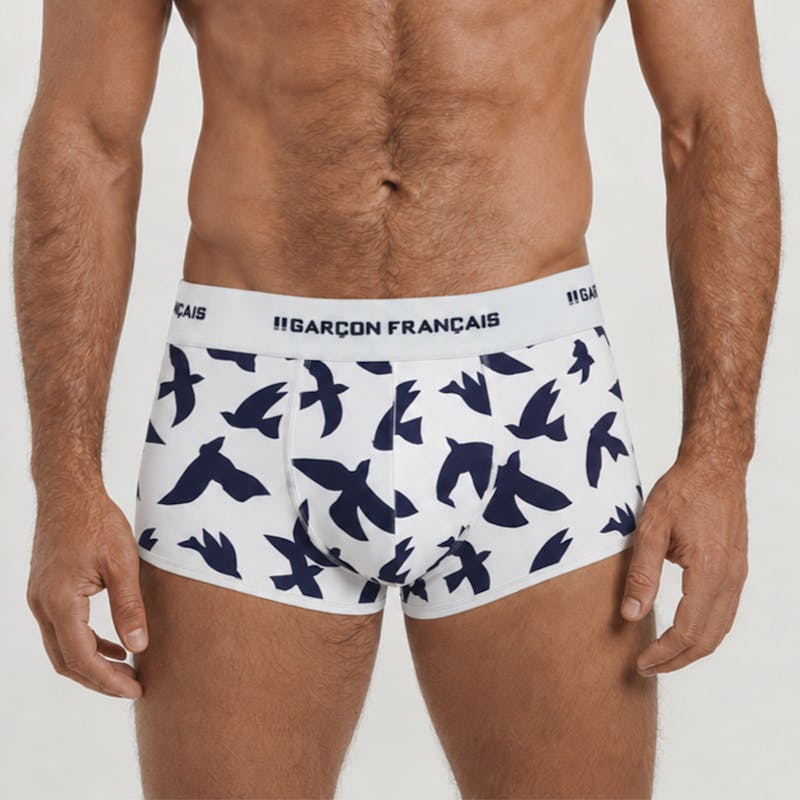 Navy blue birds Trunk