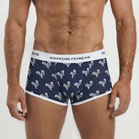 Boxer court Origami blanc