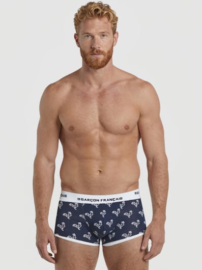 Boxer court Origami blanc