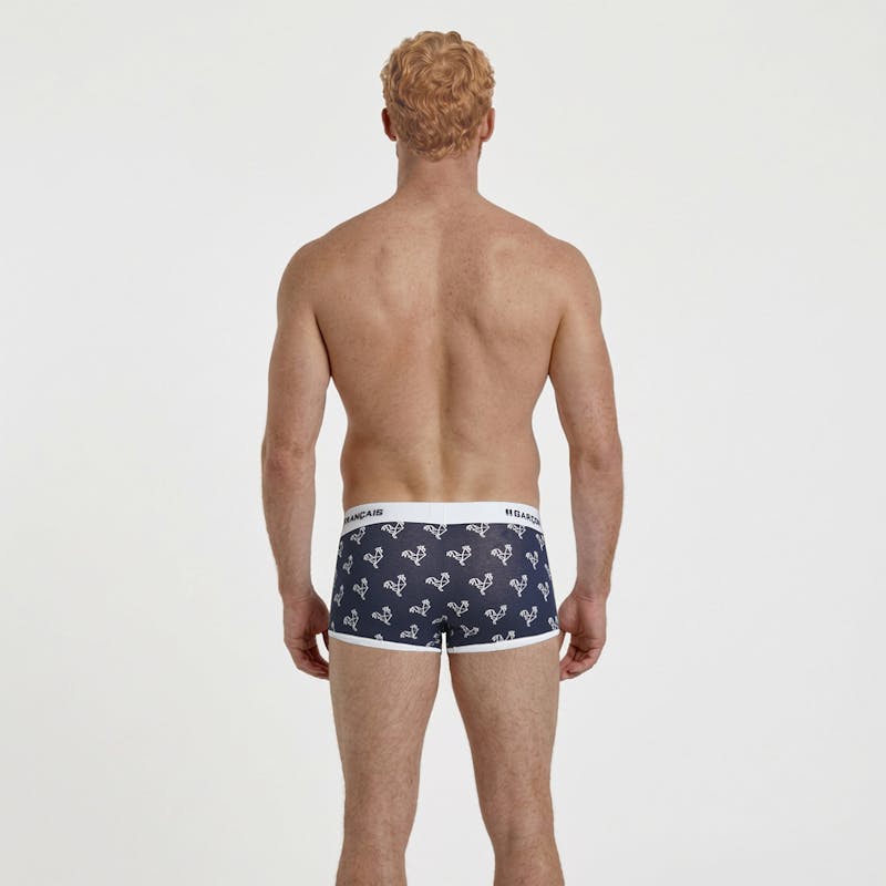 Boxer court Origami blanc