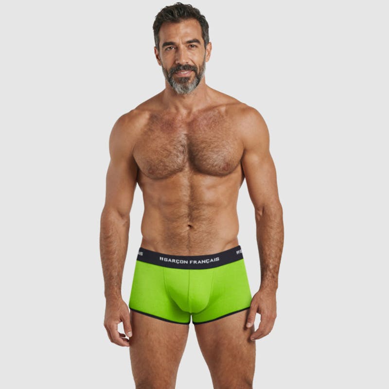 Bóxer corto manzana verde