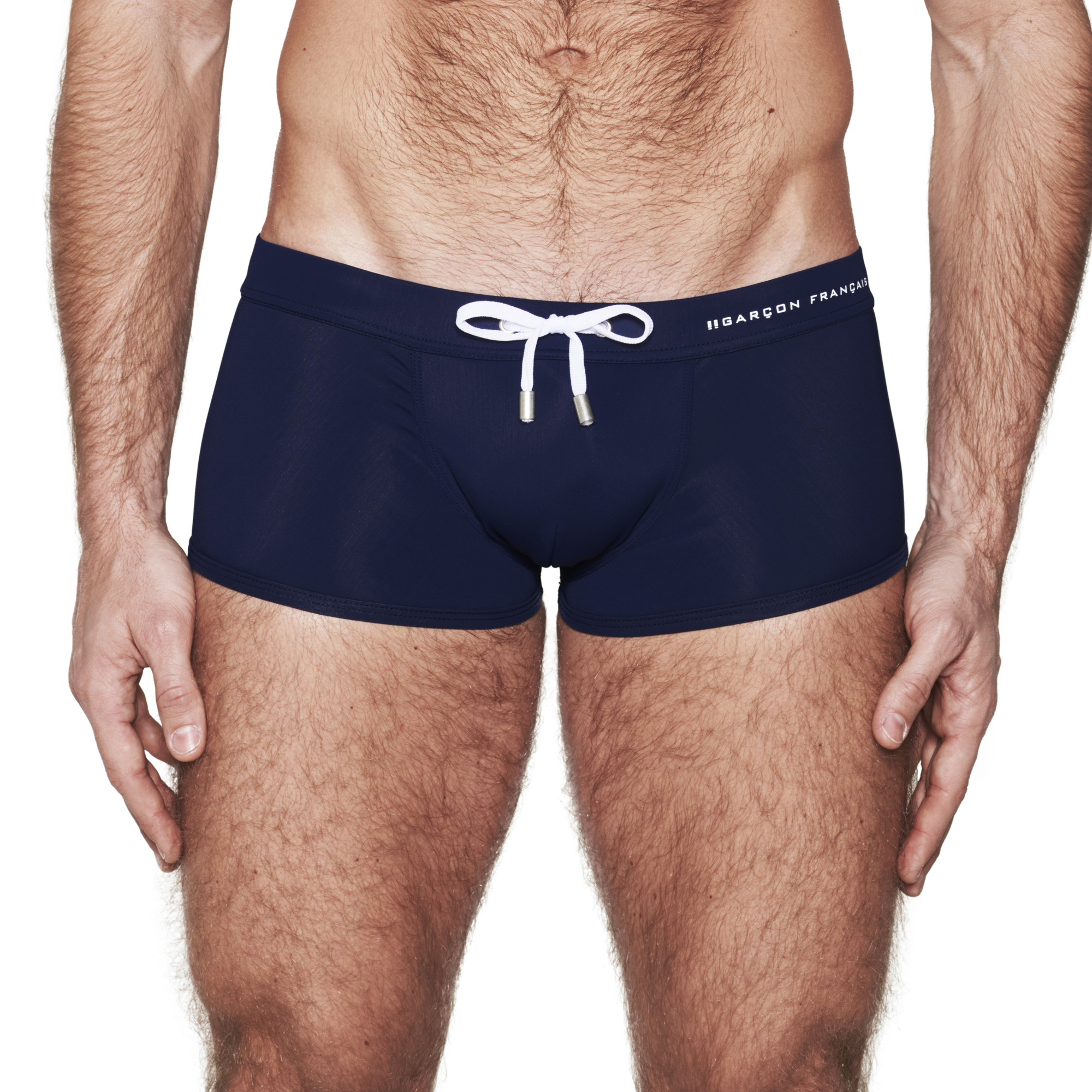 navy blue swim trunks