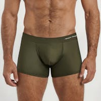 Boxer de bain kaki - broderie