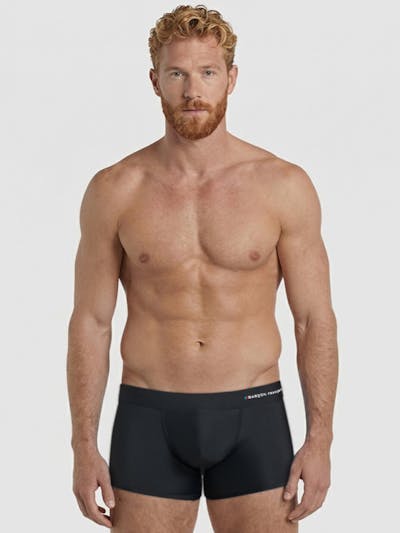 Black swim trunk - embroidery