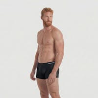 Boxer de bain noir - broderie
