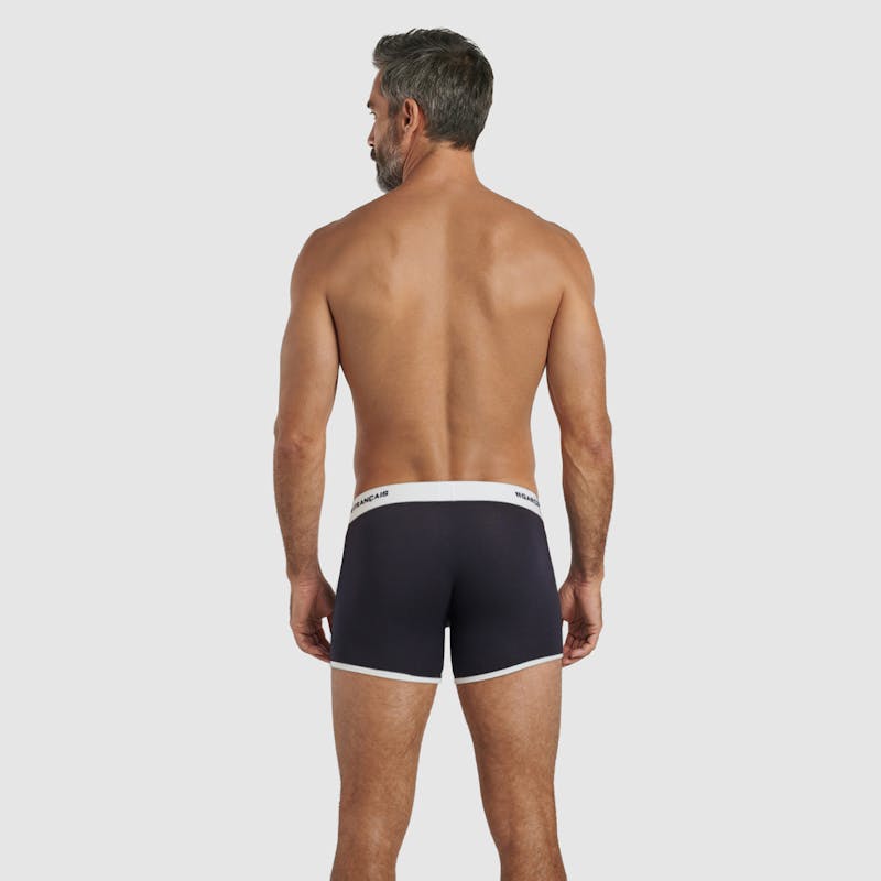 Bóxer clásico azul marino