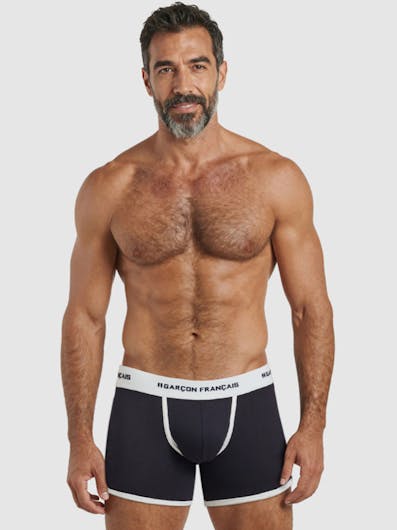 Boxer classique bleu marine