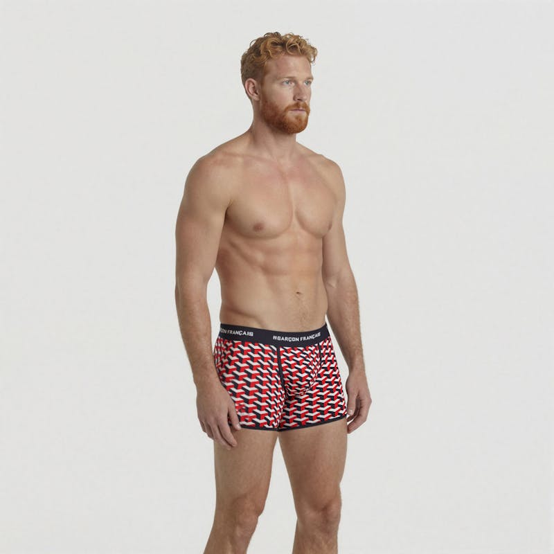 Bóxer clásico geométrico