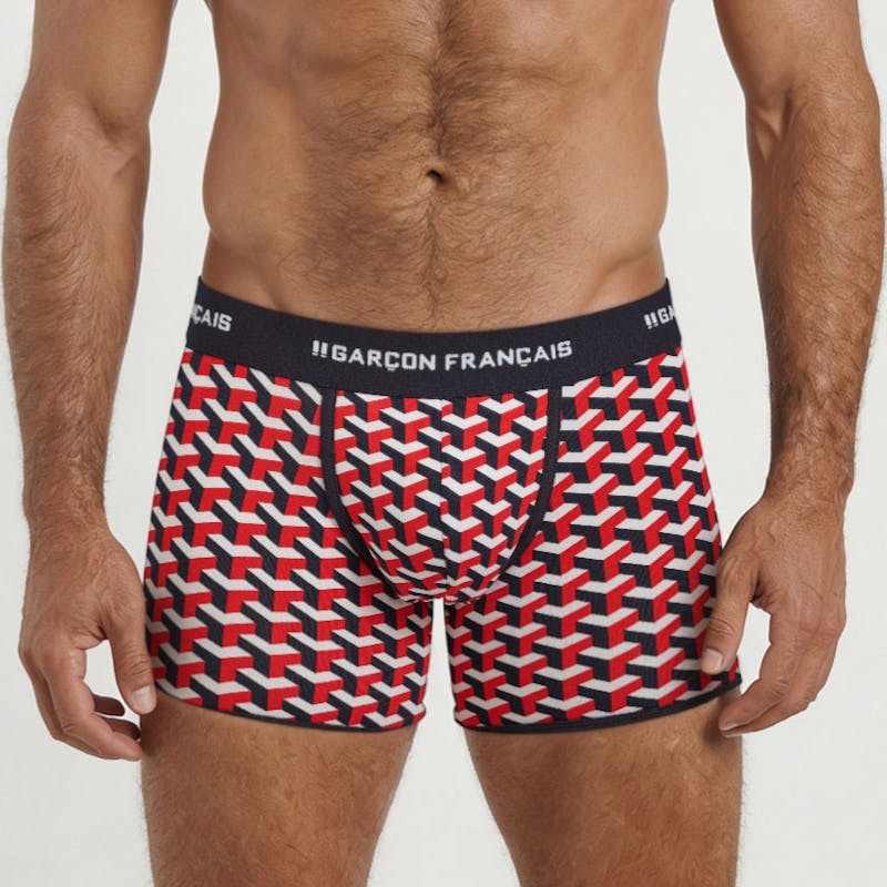 Bóxer clásico geométrico