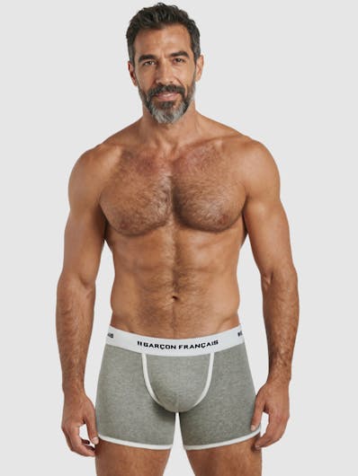 Boxer classique gris