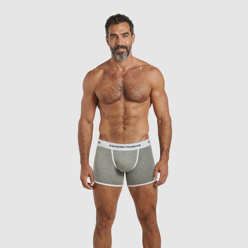 Grey boxer