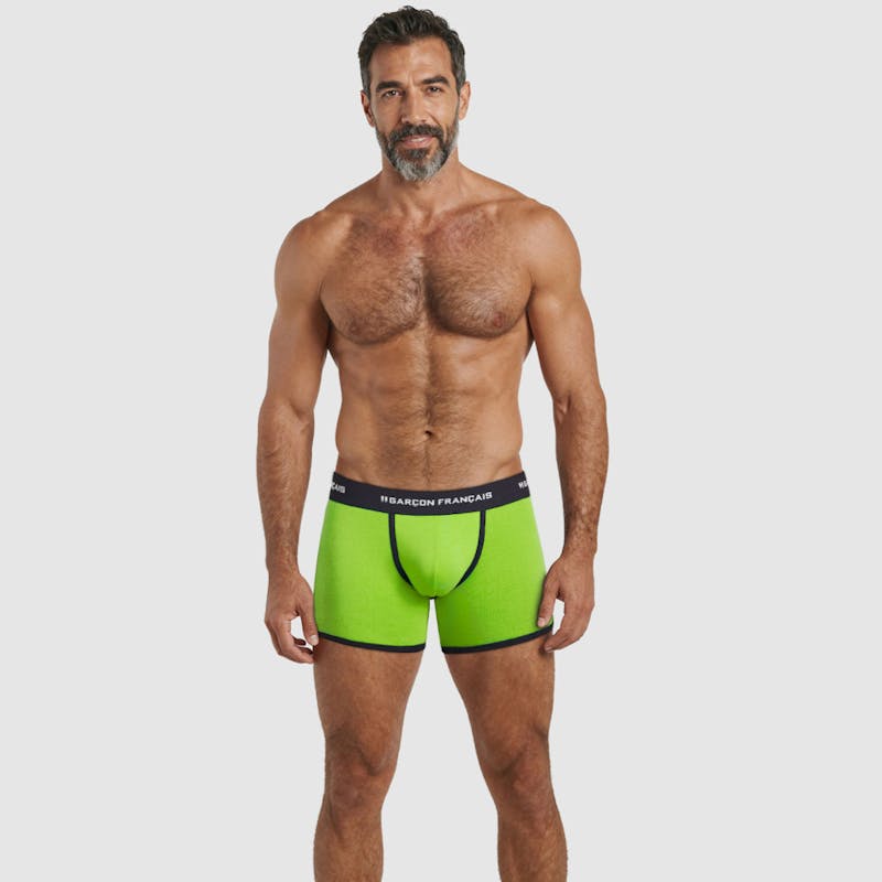 Bóxer clásico manzana verde