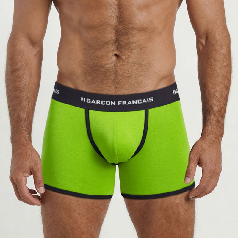 Bóxer clásico manzana verde