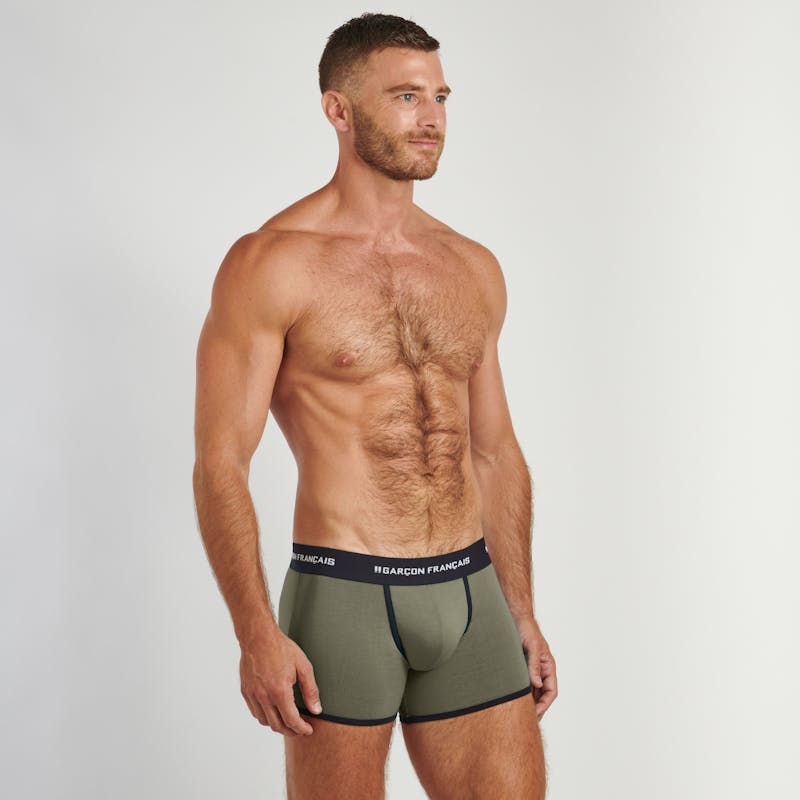 Bóxer clásico kaki