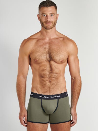 Bóxer clásico kaki