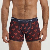 Boxer classique Origami rouge