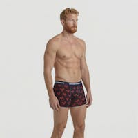 Boxer classique Origami rouge