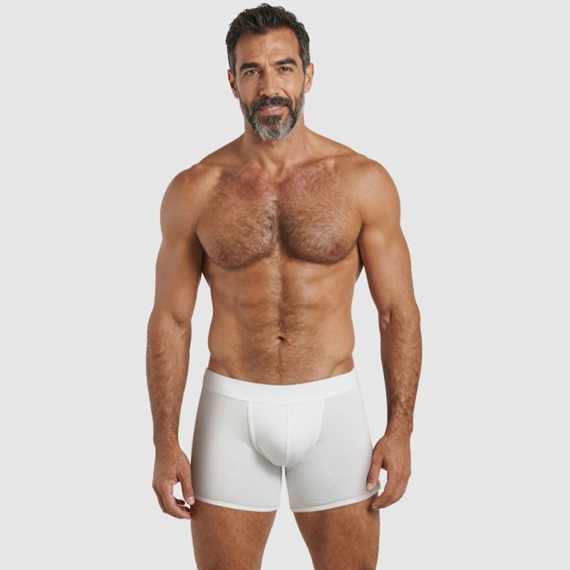 Boxer classique pure white
