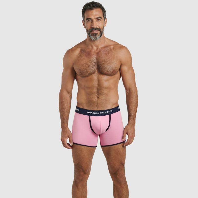 Boxer classique rose