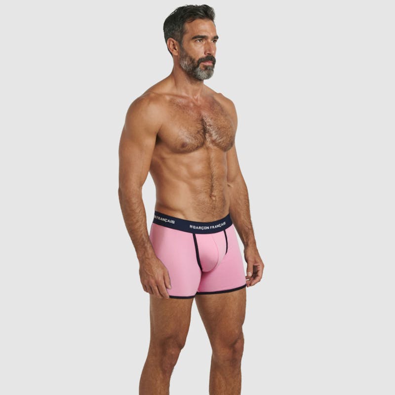 Boxer classique rose