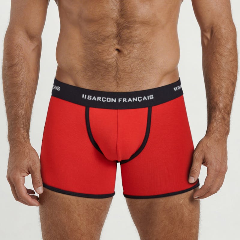 Boxer classique rouge