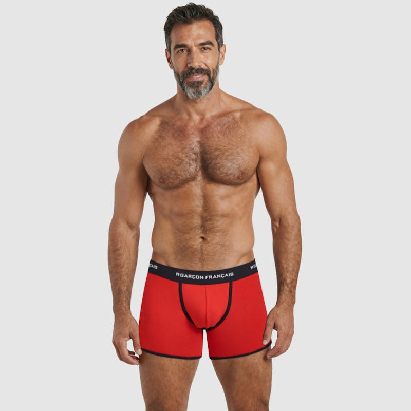 Boxer classique rouge