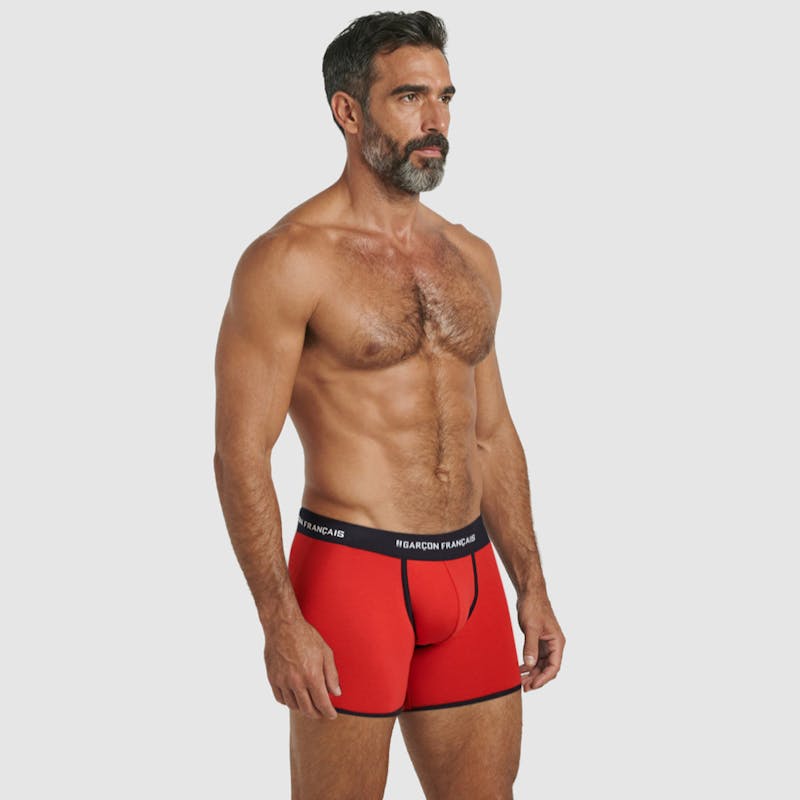 Boxer classique rouge