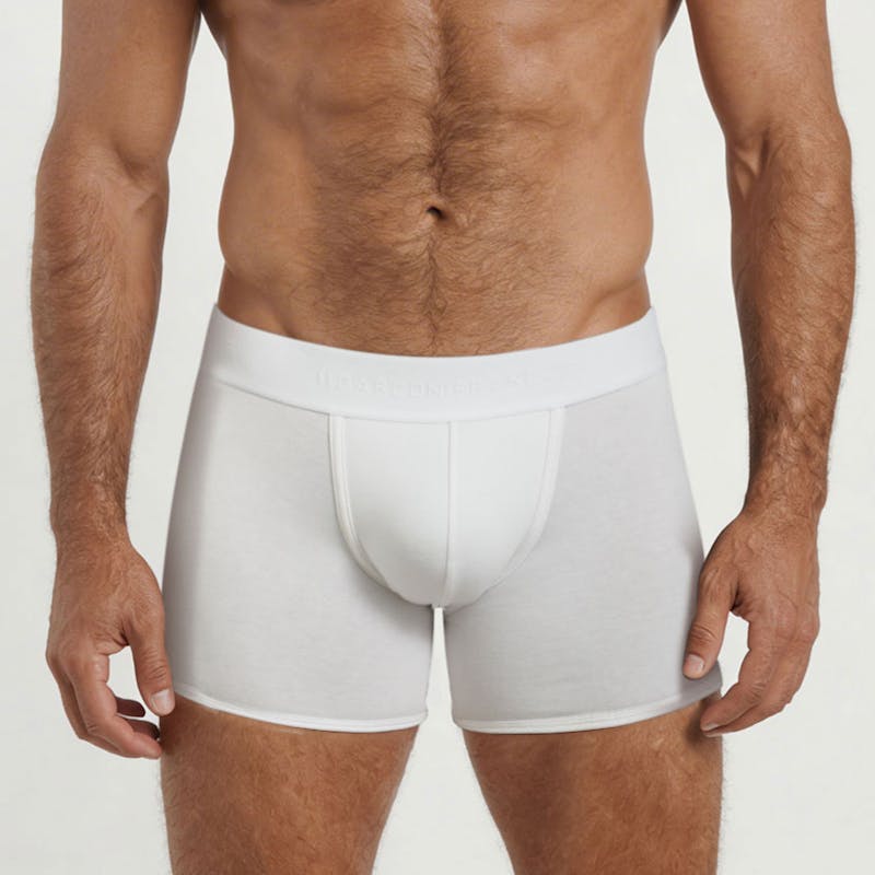 Boxer classique pure white